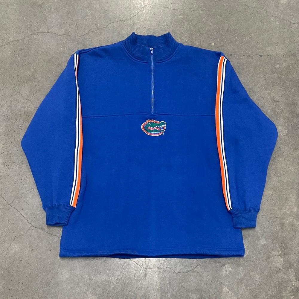 Vintage 90s Florida Gators 1/2 Zip Sweatshirt Mens Large Logo Athletic College